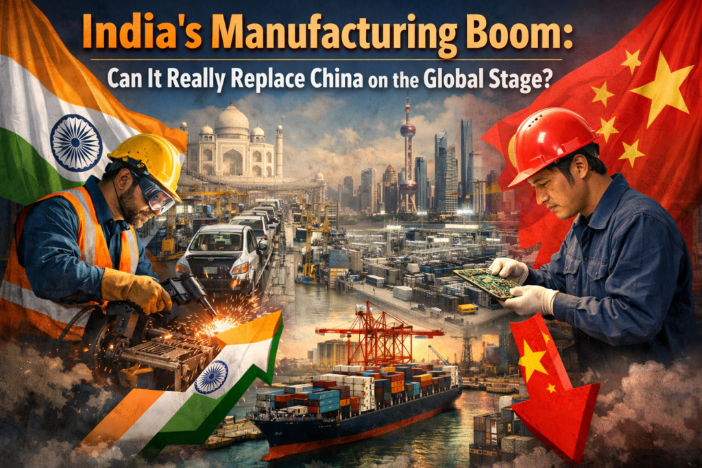 India’s Manufacturing Boom: Can It Replace China Globally?
