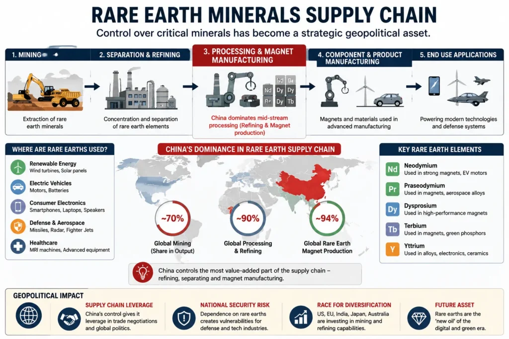 Rare Earth Minerals Supply Chain